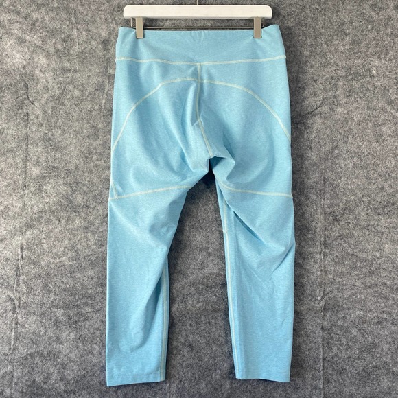 Outdoor Voices Leggings XL Pool Blue 3/4 Warmup High Rise Workout - Picture 3 of 11